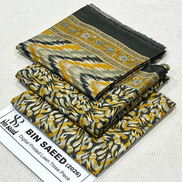 BIN SAEED LAWN PRINTED